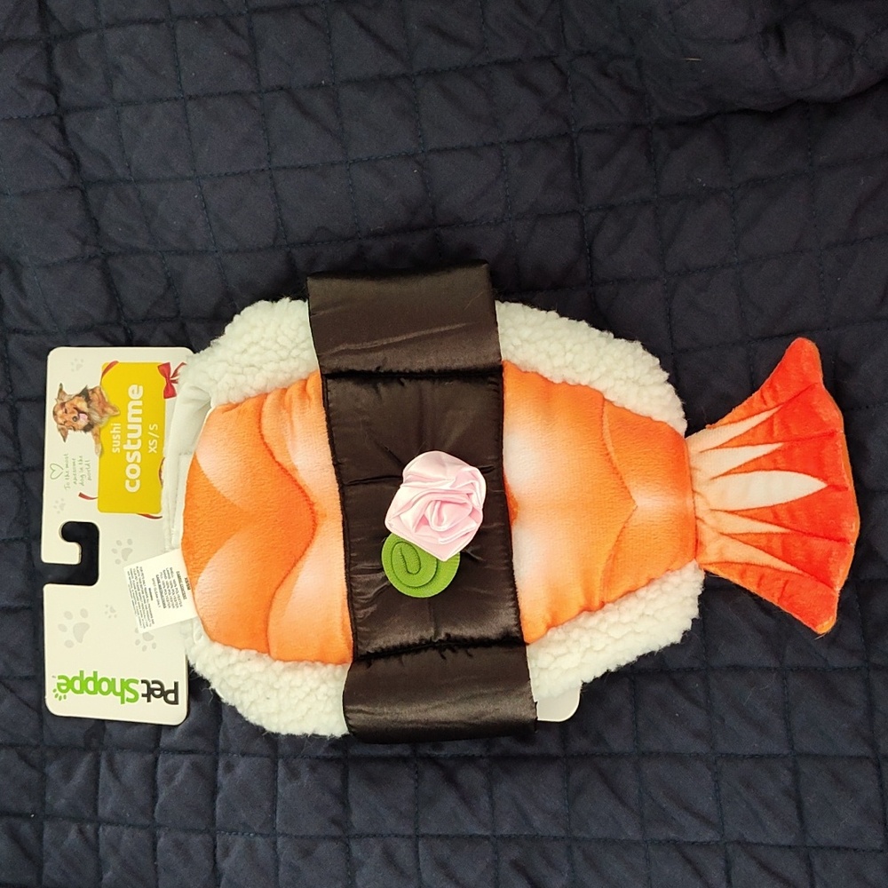 Pet Shoppe - Sushi Costume - Cat/Dog - XS/Small - EUC